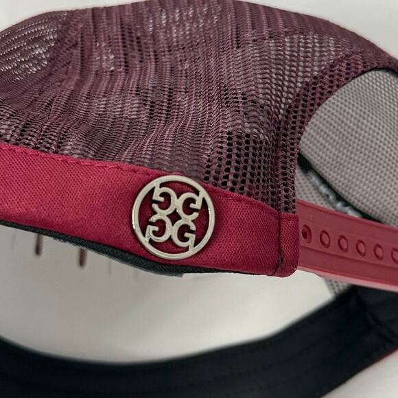 G Fore Snapback Hat Los Angeles California Maroon Pink - Picture 3 of 10